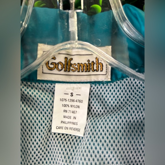 Vtg Golfsmith Full Zip Windbreaker - Picture 5 of 5
